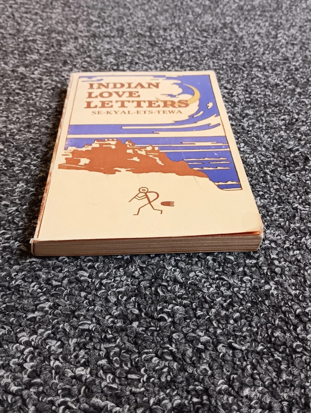 1972 Indian Love Letters Paperback Book, Hopi Native American Romance Novel VTG